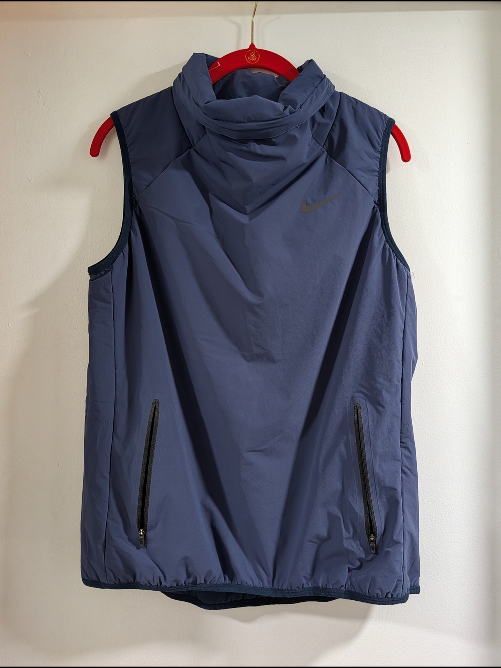 Nike Sleeveless Puffer Vest in Slate Blue sz s